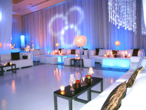 White is a trending color for event flooring. Photo courtesy of Signature Systems Group