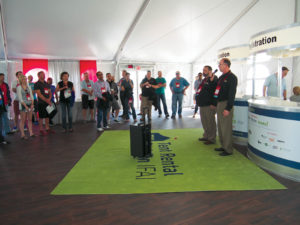 The tour of the tents is a popular draw at the biannual IFAI Tent Expo.