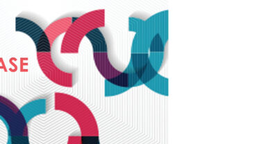 Colorful abstract shapes in shades of blue, pink, and red, layered on a light background, highlight the words 'Premier Product Showcase'.